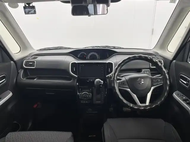 スズキ ソリオ バンディット HV MV Dカメラ ブレーキS 茨城県 2015(平27)年 4.1万km スーパーブラックパール 純正ナビ/・バックカメラ/・フルセグテレビ/・Bluetooth接続/・CDチェンジャー/・AUX（ミュージックプレイヤー接続）/ETC/ドライブレコーダー/両側パワースライドドア/スマートキー/エンジンスタートボタン/シートヒーター/クルーズコントロール/フロントフォグ/純正アルミホイール/LEDヘッドライト/・オートライト/ABS/レーンアシストキープ/横滑り防止装置/盗難防止装置/衝突被害軽減システム