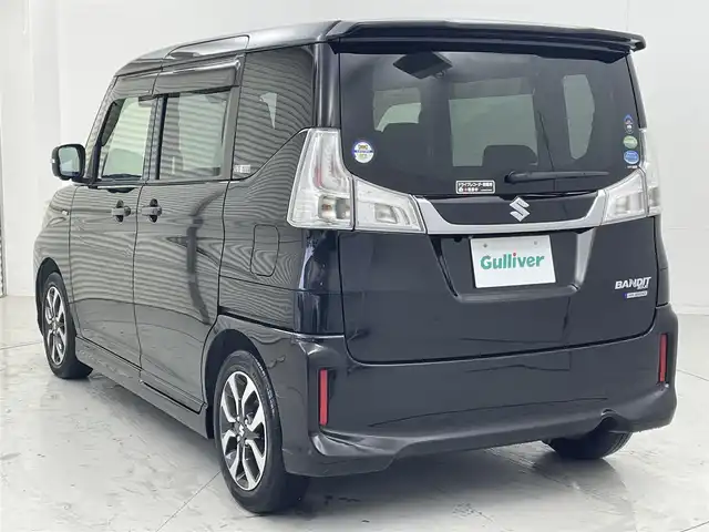 スズキ ソリオ バンディット HV MV Dカメラ ブレーキS 茨城県 2015(平27)年 4.1万km スーパーブラックパール 純正ナビ/・バックカメラ/・フルセグテレビ/・Bluetooth接続/・CDチェンジャー/・AUX（ミュージックプレイヤー接続）/ETC/ドライブレコーダー/両側パワースライドドア/スマートキー/エンジンスタートボタン/シートヒーター/クルーズコントロール/フロントフォグ/純正アルミホイール/LEDヘッドライト/・オートライト/ABS/レーンアシストキープ/横滑り防止装置/盗難防止装置/衝突被害軽減システム