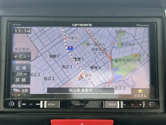 ホンダ Ｎ ＢＯＸ カスタム G Lパッケージ 岡山県 2016(平28)年 7.1万km プレミアムベルベットパープル・パール 登録時走行距離70985km/社外ナビ（AVIC-RZ300)/フルセグTV(AM.FM.CD.DVD.TV)/パワースライドドア/両側スライドドア/バックカメラ/ETC/横滑り防止装置/オートライト/アイドリングストップ/14インチ純正AW/フロアマット/スマートキー/スペアキー/プッシュスタート/ドアバイザー/ウィンカーミラー/保証書/取扱説明書