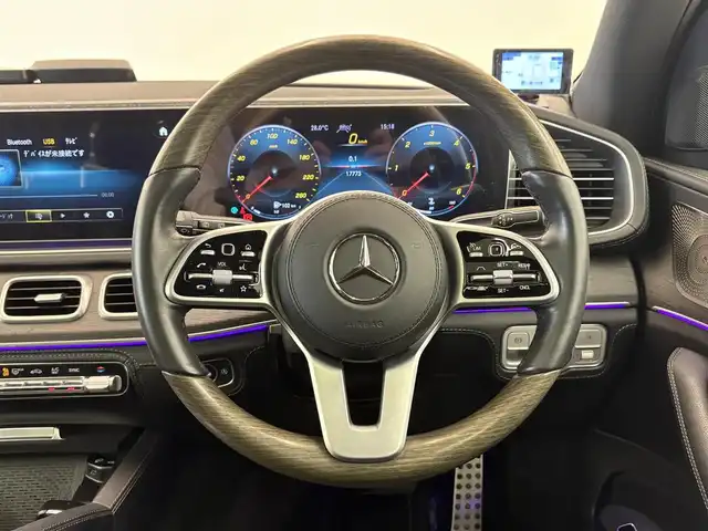 メルセデス・ベンツ ＧＬＳ４００ｄ 4マチック AMGライン 岡山県 2021(令3)年 1.8万km ダイヤモンドホワイト ワンオーナー/メルセデス純正ナビ/フルセグTV/パノラミックスライディングルーフ/レザーシート/パワーシート/シートヒーター/エアシート/レーダーセーフティーパッケージ/エアバランスパッケージ/エナジャイジングパッケージ/パワーテールゲート/マルチビームLED/HUD/BSM/全周囲カメラ/エアサス/アンビエントライト/ワイヤレスチャージ/ブルメスタ/ドリンクホルダー（HOT＆COOL）/ドラレコ/SOSコール/社外レーダー