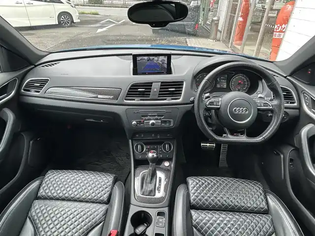 アウディ ＲＳＱ３ 新潟県 2016(平28)年 5.4万km 青Ｍ メモリナビ/バックカメラ/アイドリングストップ/ウィンカーミラー/クルーズコントロール/ドアバイザー/プッシュスタート/パワーバックドア/ETC/BOSEスピーカー/ダウンヒル/クリアランスソナー/スタッドレスタイヤ/パドルシフト