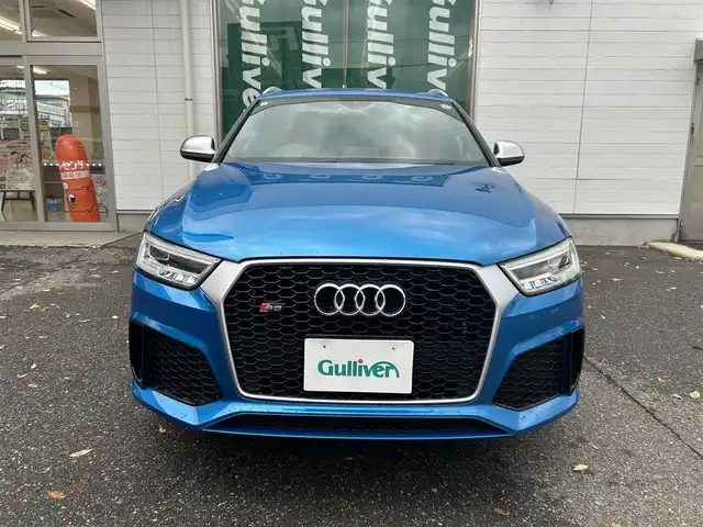 アウディ ＲＳＱ３ 新潟県 2016(平28)年 5.4万km 青Ｍ メモリナビ/バックカメラ/アイドリングストップ/ウィンカーミラー/クルーズコントロール/ドアバイザー/プッシュスタート/パワーバックドア/ETC/BOSEスピーカー/ダウンヒル/クリアランスソナー/スタッドレスタイヤ/パドルシフト