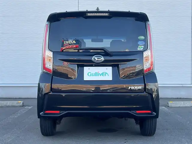 ダイハツ ムーヴ カスタム X ハイパー SA 秋田県 2014(平26)年 9.4万km ブラックマイカメタリック ４WD/スマートアシスト/誤発進抑制機能/LEDヘッドライト/社外メモリナビ（DVD/CD/BT/AM/FM）/フルセグ（走行中視聴可能）/バックカメラ/ダイハツ純正１４インチアルミ（夏タイヤ装着）/スマートキー/アイドリングストップ/プッシュスタート/ステアリングスイッチ/純正フロアマット/純正ドアバイザー/オートライト/オートエアコン/パワーステアリング/パワーウィンドウ/横滑り防止/盗難防止装置/寒冷地仕様/電動格納ウィンカーミラー/保証書/取扱説明書/記録簿/スペアキー×１