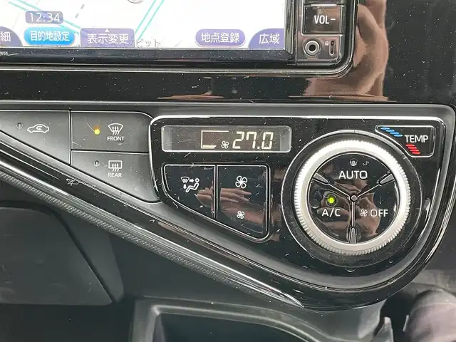 トヨタ アクア S スタイルブラック 岩手県 2018(平30)年 3.2万km ホワイトパールクリスタルシャイン セーフティセンス/　・プリクラッシュセーフティ/　・レーンディパーチャーアラート/　・ダプティブハイビームシステム/　・オートマチックハイビーム/純正メモリナビ/　CD/BT/ワンセグTV/バックカメラ/オートライト/スマートキー/ビルトインETC