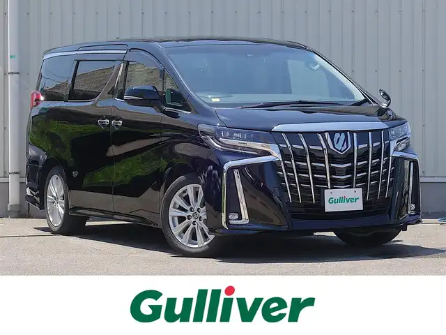 トヨタ アルファード S 山形県 2020(令2)年 8.7万km ブラック 純正メモリナビ/　　【BT フルセグ USB】/バックカメラ/両側パワースライドドア/レーダークルーズコントロール/LEDオートヘッドライト/純正18インチアルミホイール/ドライブレコーダー/コーナーセンサー/ステアリングスイッチ/MTモード付AT/電動格納ウィンカーミラー/フォグランプ/WAC/スマートキー/ETC
