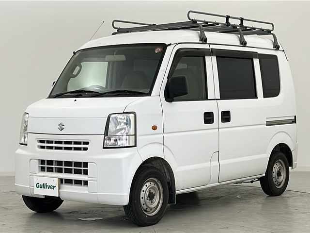 スズキ エブリイ PA 宮城県 2011(平23)年 10.6万km スペリアホワイト ・ハイルーフ・ルーフキャリア付き・４WD・カーオーディオ・スペアキー有