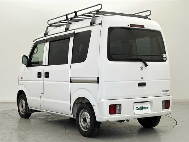 スズキ エブリイ PA 宮城県 2011(平23)年 10.6万km スペリアホワイト ・ハイルーフ・ルーフキャリア付き・４WD・カーオーディオ・スペアキー有