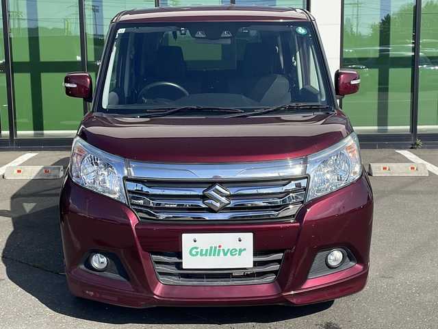 スズキ ソリオ HV MZ 道東・釧路十勝 2019(令1)年 7.4万km クラレットレッドM ・4WD/・社外SDナビ/(フルセグ・CD・DVD・BT・FM・AM)/・レーダークルーズコントロール/・両側パワースライドドア/・車線逸脱警報/・衝突軽減システム/・リアパーキングセンサー/・前席シートヒーター/・横滑り防止/・ETC/・前方ドライブレコーダー/・本革巻きステアリング/・ステアリングスイッチ/・アイドリングストップ/・HIDヘッドライト/・オートライト/・フォグライト/・スマートキー/・プッシュスタート/・社外AW付冬タイヤ　積込