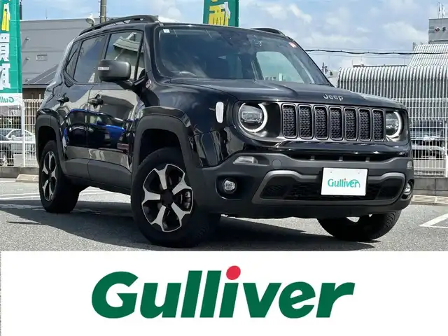 クライスラー・ジープ ジープ レネゲード トレイルホーク 奈良県 2021(令3)年 2.8万km ブラック 1オーナー/4WD/純正ディーラーナビ/BT/USB//ルーフレーン/レーンキープアシスト/コーナーセンサー/クルコン/横滑り防止装置/バックカメラ/ドラレコ/スタッドレスタイヤ/純正フロアマット/オートLEDライト/保証書・取説・スペアキー付