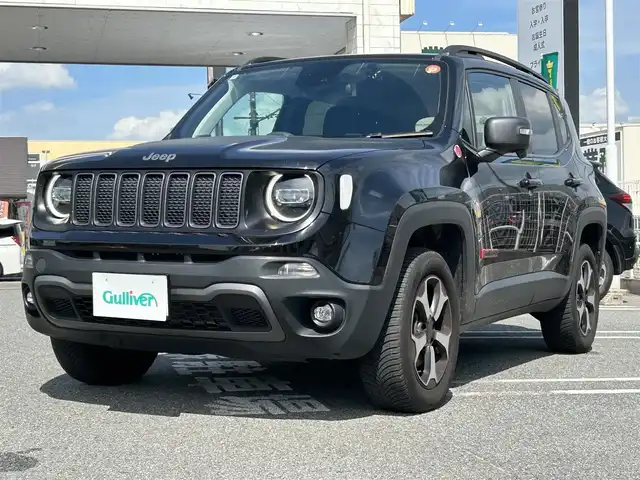 クライスラー・ジープ ジープ レネゲード トレイルホーク 奈良県 2021(令3)年 2.8万km ブラック 1オーナー/4WD/純正ディーラーナビ/BT/USB//ルーフレーン/レーンキープアシスト/コーナーセンサー/クルコン/横滑り防止装置/バックカメラ/ドラレコ/スタッドレスタイヤ/純正フロアマット/オートLEDライト/保証書・取説・スペアキー付