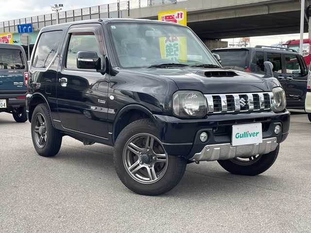 スズキ ジムニー クロスアドベンチャー 石川県 2013(平25)年 5.5万km 黒 社外ナビ　ワンセグＴＶ　キーレス　４ＷＤ　ターボ　電動ミラー　純正アルミホイール　スタッドレス＆ＡＷ積み込み