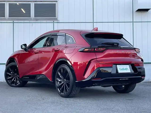 トヨタ クラウン スポーツ Z 山梨県 2024(令6)年 5.5万km 赤 4WD/トヨタセーフティーセンス/・プリクラッシュセーフティ/・レーントレーシングアシスト/・レーンディパーチャーアラート/・レーダークルーズコントロール/・オートマチックハイビーム/・ロードサインアシスト/・プロアクティブドライビングアシスト/・ドライバー異常時対応システム/・プロアクティブドライビングアシスト/・フロントクロストラフィックアラート/・ブラインドスポットモニター/純正12.3型ディスプレイ/・ナビ/フルセグTV/Bluetooth/USB/HDMI/・全方位カメラ/・ETC/・前後ドライブレコーダー/ヘッドアップディスプレイ/電動リアゲート/AC100V/電子パーキング/・オートホールド/革巻きステアリング/・ステアリングリモコン/・ステアリングヒーター/ブラウンレザーシート/・パワーシート(運転席/助手席)/・メモリシート(運転席)/・シートヒーター(運転席/助手席)/・エアシート(運転席/助手席)/プッシュスタート/・スマートキー/LEDヘッドライト/・オートライト/・フォグライト/フロアマット