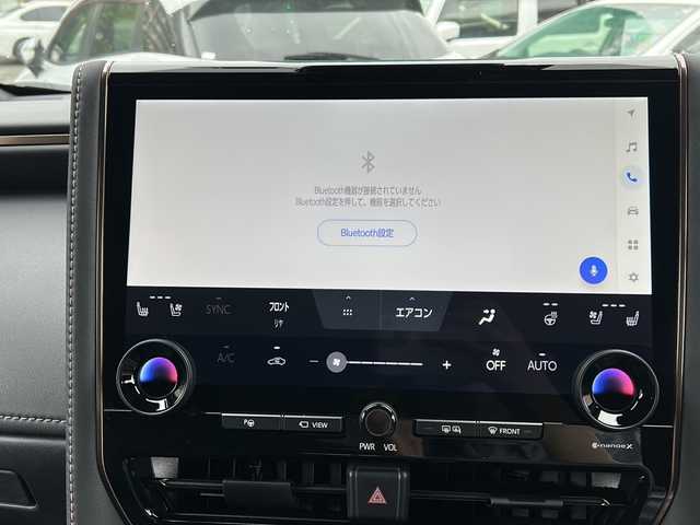 トヨタ アルファードハイブリット Z 大阪府 2024(令6)年 0.2万km ブラック ワンオーナー/純正メモリナビ/・AM/FM/CD/DVD/Bluetooth/・フルセグテレビ/サンルーフ/フリップダウンモニター/全周囲カメラ/ビルトインETC2.0/ドライブレコーダー/クルーズコントロール/衝突軽減ブレーキ/ブラインドスポットモニター/アイドリングストップ/横滑り防止装置/盗難防止装置/パドルシフト/電動パーキングブレーキ/両側パワースライド/コーナーセンサー/メモリシート（D席）/パワーシート（D席+N席）/エアシート（D席+N席＋セカンドシート）/シートヒーター（D席+N席＋セカンドシート）/LEDヘッドライト/オートマチックハイビーム/オートライト/ダブルオートエアコン/プッシュスタートボタン/スマートキー×2/ステアリングリモコン/ステアリングヒーター/純正18インチアルミホイール/100V充電器/12V充電器/USBジャック/純正フロアマット/ドアバイザー/保証書/取扱説明書