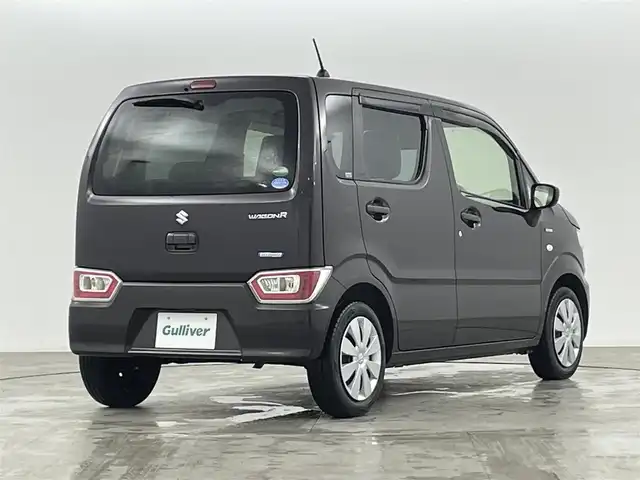 スズキ ワゴンＲ HYBRID FX 福島県 2018(平30)年 1.6万km アーバンブラウンパールメタリック スズキセーフティーサポート/・車線逸脱警報/・コーナーセンサー　/・オートハイビーム/シートヒーター　/プッシュスタート　/・スマートキー　/・スペアキー/ヘッドアップディスプレイ/オートライト　/ウィンカーミラー/オートミラー/純正フロアマット/ドアバイザー/保証書