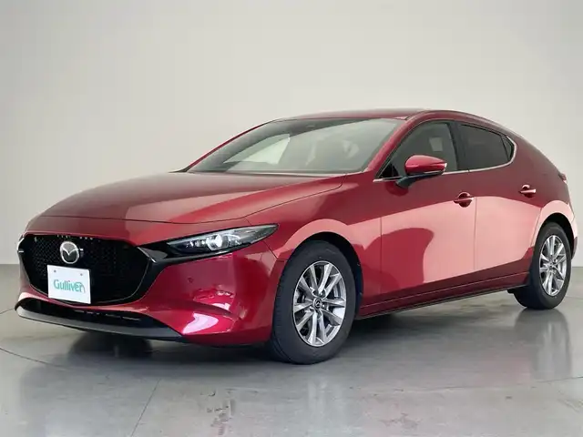 マツダ マツダ３ファストバック 20S プロアクティブ ツーリングS 愛知県 2020(令2)年 7.3万km ソウルレッドクリスタルM 純正ナビ　フルセグＴＶ　Ｂｌｕｅｔｏｏｔｈ　衝突軽減　全方位モニター　追従型クルコン　ＢＳＭ　ＨＵＤ　パワーシート　シートヒーター　ハンドルヒーター　ＬＥＤオートライト　ＨＤＭＩ　ＵＳＢ　スマートキー　プッシュスタート　禁煙