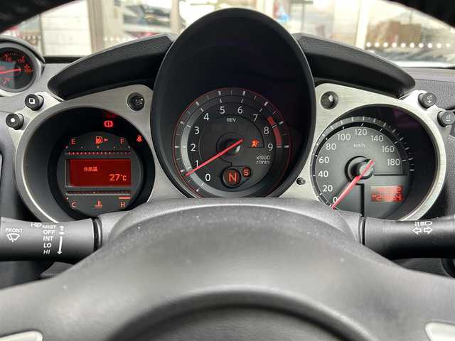 日産 フェアレディ Ｚ バージョンS 岩手県 2012(平24)年 4.5万km ダイヤモンドブラック 純正ナビ　/バックカメラ　/ＲＡＹＳホイール　/ＥＴＣ　/横滑り防止装置　/スマートキー　/プッシュスタート　/革ステアリング　/オートライト/フォグランプ/保証書　取説