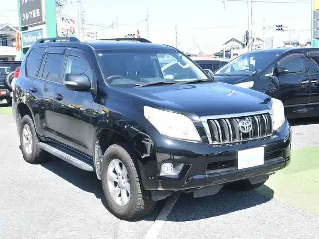 トヨタ ランドクルーザー プラド TX 神奈川県 2011(平23)年 13.8万km ブラック 純正ナビNHZN-W60G/フルセグテレビ/DVD/CD/Bluetoothオーディオ/バックカメラ/純正ETC/ドラレコ前後/純正フロアマット/ルーフレール/社外前後ドライブレコーダー/純正17インチアルミホイール/サイドステップ/保証書/取扱説明書