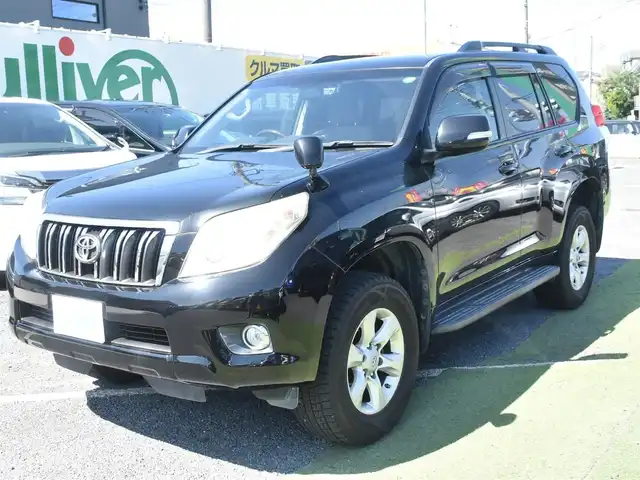トヨタ ランドクルーザー プラド TX 神奈川県 2011(平23)年 13.8万km ブラック 純正ナビNHZN-W60G/フルセグテレビ/DVD/CD/Bluetoothオーディオ/バックカメラ/純正ETC/ドラレコ前後/純正フロアマット/ルーフレール/社外前後ドライブレコーダー/純正17インチアルミホイール/サイドステップ/保証書/取扱説明書