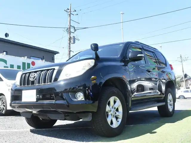 トヨタ ランドクルーザー プラド TX 神奈川県 2011(平23)年 13.8万km ブラック 純正ナビNHZN-W60G/フルセグテレビ/DVD/CD/Bluetoothオーディオ/バックカメラ/純正ETC/ドラレコ前後/純正フロアマット/ルーフレール/社外前後ドライブレコーダー/純正17インチアルミホイール/サイドステップ/保証書/取扱説明書