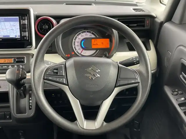 スズキ スペーシア HYBRID X 愛知県 2020(令2)年 4.4万km ツールグリーンパールメタリック/ブラック2トーン 禁煙車/純正7インチナビ/（CD/DVD/Bluetooth/フルセグTV/SD/USB)/全方位カメラ/スズキセーフティサポート/・衝突軽減ブレーキ/・レーンキープアシスト/・オートマチックハイビーム/・パーキングセンサー/ヘッドアップディスプレイ/ドライブレコーダー/シートヒーター/両側パワースライドドア/アイドリングストップ/スマートキー/スペアキー1本/プッシュスタート/LEDヘッドライト/オートライト/純正14インチアルミホイール/純正フロアマット/ベンチシート/横滑り防止装置