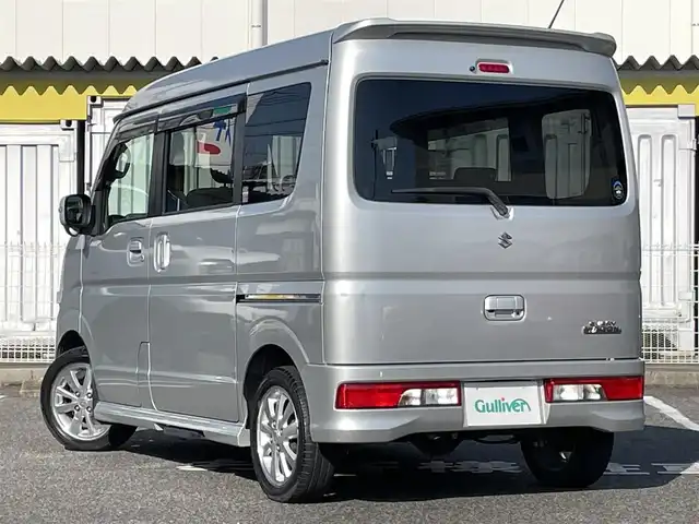 スズキ エブリィ ワゴン PZターボ スペシャル 愛知県 2016(平28)年 10.6万km シルキーシルバーメタリック 禁煙車//ワンオーナー車//メモリナビ//AM/FM/iPod/USB/SD/BT//フルセグ/CD/DVD//プリクラッシュセーフティー//左リアドアランニングステップ//両側パワースライドドア//スマートキー//プッシュスタート//オートヘッドライト//フォグランプ//ステアリングスイッチ//ドラレコ//純正ドアバイザー//純正フロアマット//保証書//取扱説明書
