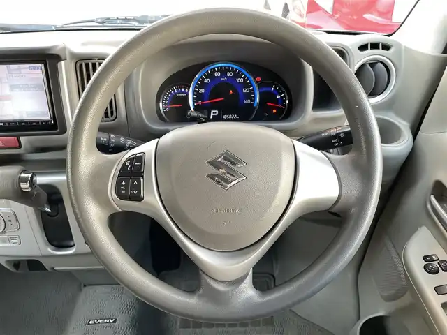 スズキ エブリィ ワゴン PZターボ スペシャル 愛知県 2016(平28)年 10.6万km シルキーシルバーメタリック 禁煙車//ワンオーナー車//メモリナビ//AM/FM/iPod/USB/SD/BT//フルセグ/CD/DVD//プリクラッシュセーフティー//左リアドアランニングステップ//両側パワースライドドア//スマートキー//プッシュスタート//オートヘッドライト//フォグランプ//ステアリングスイッチ//ドラレコ//純正ドアバイザー//純正フロアマット//保証書//取扱説明書
