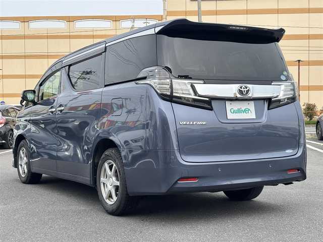 トヨタ ヴェルファイア V 宮城県 2015(平27)年 7.3万km グレイッシュブルーマイカメタリック 登録時走行距離73036km/ワンオーナー/アルパイン純正ナビ/フルセグ/DVD/CD/BT/両側パワスラ/クリアランスソナー/スマートストップ/ETC/電子パーキング/ドアバイザー