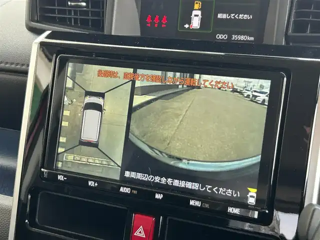 トヨタ ルーミー カスタムG S 静岡県 2018(平30)年 3.6万km マゼンタベリーマイカM スマートアシスト２/純正９型ＳＤナビ/フルセグＴＶ/ＤＶＤ再生/ＢＴオーディオ/全周囲カメラ/ドラレコ/ＥＴＣ/コーナーセンサー/クルーズコントロール/両側電動スライドドア/オートライト/ＬＥＤヘッドライト/純正１４ＡＷ