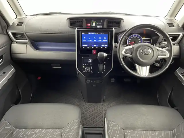 トヨタ タンク カスタムG－T 福井県 2020(令2)年 5.3万km ブラックマイカメタリック 純正ディーラーOP9インチSDナビ　 型式：NSZT-Y68T （FM/AM/BT/CD/DVD/TV）/全方位カメラ/純正ビルトインETC/両側パワースライドドア/シートヒーター（運転席＆助手席）/純正フロントリップ/純正アルミホイール/社外前後ドライブレコーダー/純正フロアマット/ABS/レーンキープアシスト/横滑り防止装置/オートライト/オートマチックハイビーム/前後コーナーセンサー/LEDヘッドライト/フロントフォグライト