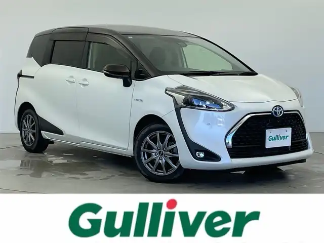 トヨタ シエンタ ハイブリッド ファンベースG 富山県 2020(令2)年 5.3万km ヴィンテージブラウンパールクリスタルシャイン/ホワイトパールクリスタルシャイン 1オーナー/純正９型ナビ（CD　DVD　ハイレゾ BT　MSV（SD））/フルセグTV/全周囲カメラ/前後コーナーセンサー/ビルトインETC/両側パワースライドドア/前席シートヒーター/ステアリングヒーター/衝突防止/レーンキープ（LDA）/先行車発進告知/オートライト/LEDヘッドライト/フォグ/スマートキー/プッシュスタート/クルーズコントロール/横滑防止装置/保証書、取説/スペアキー