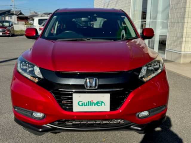 ホンダ ヴェゼル X ホンダセンシング 香川県 2016(平28)年 9万km 赤 社外ナビ（フルセグTV/CD/DVD/BT)/バックカメラ/アダプティブクルーズコントロール/標識認知機能/ドライブレコーダー/コーナーセンサー/アイドリングストップ/ビルトインETC/ハロゲンヘッドライト/オートライト/スペアキー