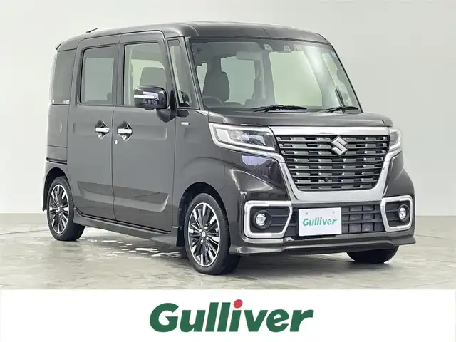 スズキ スペーシア カスタム HYBRID XS ターボ 千葉県 2021(令3)年 0.9万km アーバンブラウンパールメタリック スズキセーフティサポート/・衝突軽減ブレーキ/・レーンキープアシスト/・横滑り防止装置/・コーナーセンサー/純正7インチSDナビ/CD DVD BT USB フルセグ/全方位カメラ/両側パワースライドドア/レーダークルーズコントロール/LEDオートライト/シートヒーター/純正15インチアルミホイール/ヘッドアップディスプレイ/パドルシフト/スリムサーキュレーター/革巻きステアリング/ステアリングスイッチ/プッシュスタート/スマートキー