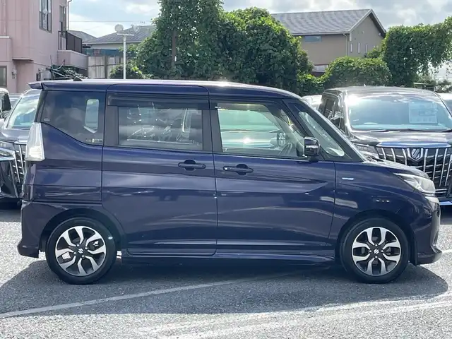 スズキ ソリオ バンディット HV MV 千葉県 2016(平28)年 6.2万km ミッドナイトバイオレットメタリック ８型ナビＡＶＩＣ－ＲＬ９９　両側電動スライドドア　シートヒーター　ビルトインＥＴＣ　ＢＴ　フルセグＴＶ　ＤＶＤ ステアリングスイッチ　オートライト　ＨＩＤ スマートキー アイドリングストップ 15AW