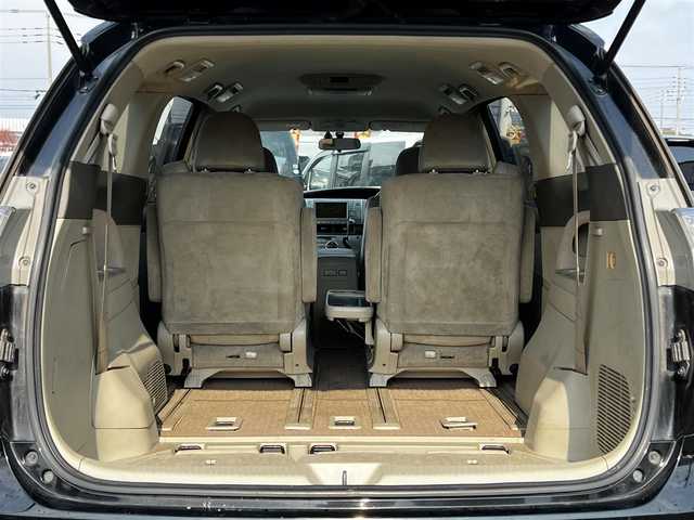 トヨタ エスティマ ハイブリッド G 道央・札幌 2006(平18)年 14.4万km ブラック ４WD/寒冷地仕様/純正HDDナビ/AM/FM/CD/DVD/ワンセグ/純正フリップダウンモニター/横滑り防止装置/クルーズコントロール/バックカメラ/サイドカメラ/フロントカメラ/SNOWMODE/EVMODE/両側パワースライドドア/D席パワーシート/革巻きステアリング/ワイパーデアイサー/AC100V/プッシュスタート/スマートキー/キセノンヘッドライト/オートライト/フォグランプ/電動格納ミラー/ウィンカーミラー/純正フロアマット/スペアキー/社外エンジンスターター