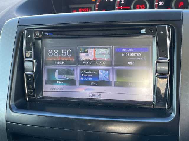 トヨタ ヴォクシー ZS 煌Z 道央・札幌 2013(平25)年 10.5万km ブラック ４WD/ワンオーナー/寒冷地仕様/社外メモリーナビ/AM/FM/BT/CD/コーナーセンサー/バックカメラ/ビルトインETC/ワイパーデアイサー/両側パワースライドドア/ハーフレザーシート/革巻きステアリング/ステアリングリモコン/パドルシフト/MTモード付AT/プッシュスタート/スマートキー/キセノンヘッドライト/オートライト/フォグランプ/電動格納ミラー/ウィンカーミラー/純正フロアマット/純正AW付夏タイヤ積込/205/60/R16/2022年/山4mm