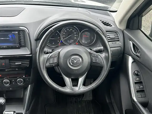 マツダ ＣＸ－５ XD 宮崎県 2014(平26)年 9.5万km ジェットブラックマイカ /ナビ(CA9K2)//TV/CD/DVD/Bluetooth//バックカメラ//クルーズコントロール//オートライト//フォグライト//純正フロアマット//純正アルミホイール//ドアバイザー//プッシュスタート//電格ウィンカーミラー（不良）