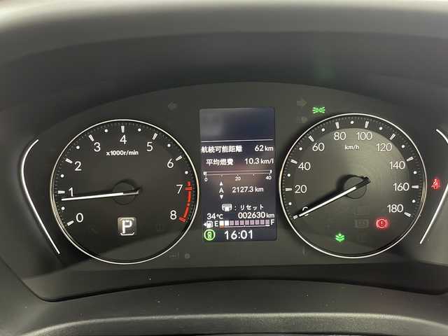 ホンダ ヴェゼル G 岐阜県 2023(令5)年 0.3万km クリスタルブラックパール 社外7インチSDナビ/　(AM/FM/CD/DVD/Bluetooth/フルセグTV)/バックカメラ/ホンダセンシング/衝突軽減ブレーキ/レーンキープアシスト/踏み間違い衝突軽減システム/コーナーセンサー/レーダークルーズコントロール/LEDヘッドライト/ETC2.0/純正アルミホイール/フロアマット/スペアキー/取説、保証書