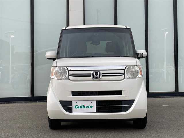 ホンダ Ｎ ＢＯＸ G Lパッケージ 大阪府 2016(平28)年 7.6万km プレミアムホワイトパールⅡ 社外ナビ　/   フルセグTV/CD/DVD/Bluetooth　/横滑り防止装置　/片側パワースライドドア　/前後ドライブレコーダー　/純正フロアマット　/プッシュスタート　/スマートキー　　/ビルトインＥＴＣ/禁煙車