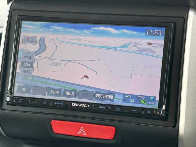 ホンダ Ｎ ＢＯＸ G Lパッケージ 大阪府 2016(平28)年 7.6万km プレミアムホワイトパールⅡ 社外ナビ　/   フルセグTV/CD/DVD/Bluetooth　/横滑り防止装置　/片側パワースライドドア　/前後ドライブレコーダー　/純正フロアマット　/プッシュスタート　/スマートキー　　/ビルトインＥＴＣ/禁煙車