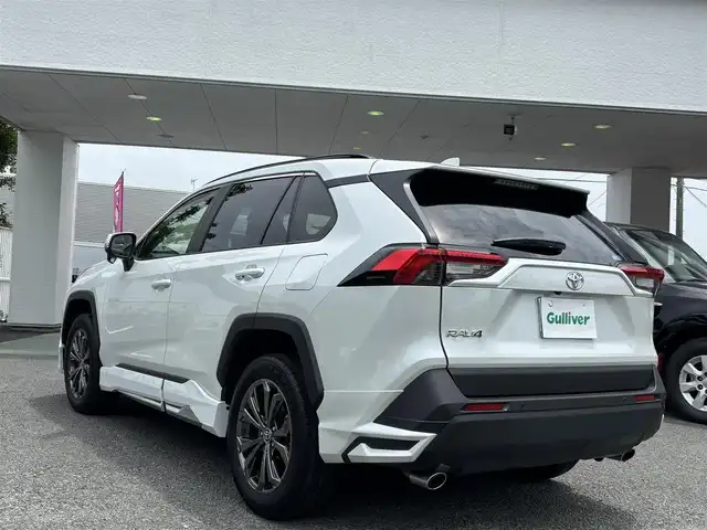 トヨタ ＲＡＶ４ X 熊本県 2024(令6)年 0.5万km プラチナホワイトパールマイカ ワンオーナー/モデリスタフルエアロ/ルーフレール/純正ディスプレイオーディオ(ナビ機能付き)/【フルセグTV/Bluetooth/USB】/衝突被害軽減システム/レーダークルーズコントロール/レーンキープアシスト/車両接近通報装置/コーナーセンサー/純正18インチアルミホイール/オートLEDライト/オートマチックハイビーム/ビルトインETC2.0/横滑り防止装置/盗難防止装置/純正フロアマット/ダブル＋サイドエアバック/プッシュスタート/スマートキー/スペアキー/取扱説明書/保証書