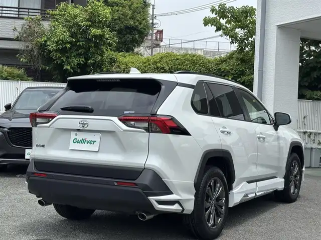 トヨタ ＲＡＶ４ X 熊本県 2024(令6)年 0.5万km プラチナホワイトパールマイカ ワンオーナー/モデリスタフルエアロ/ルーフレール/純正ディスプレイオーディオ(ナビ機能付き)/【フルセグTV/Bluetooth/USB】/衝突被害軽減システム/レーダークルーズコントロール/レーンキープアシスト/車両接近通報装置/コーナーセンサー/純正18インチアルミホイール/オートLEDライト/オートマチックハイビーム/ビルトインETC2.0/横滑り防止装置/盗難防止装置/純正フロアマット/ダブル＋サイドエアバック/プッシュスタート/スマートキー/スペアキー/取扱説明書/保証書