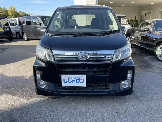 ダイハツ ムーヴ カスタム X LTD SA 和歌山県 2013(平25)年 9.2万km ブラックマイカメタリック (株)IDOMが運営する【じしゃロン和歌山店】の自社ローン専用車両になります。こちらは現金またはオートローンご利用時の価格です。自社ローンご希望の方は別途その旨お申付け下さい/衝突被害軽減システム/純正SDナビ/バックカメラ/ETC/アイドリングストップ/電動格納ミラー/スマートキー/革巻きステアリング/LEDヘッドライト/オートライト/テレビ/CD/USB入力端子/AUX/純正14インチアルミ/純正フロアマット/盗難防止システム