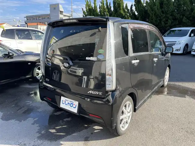 ダイハツ ムーヴ カスタム X LTD SA 和歌山県 2013(平25)年 9.2万km ブラックマイカメタリック (株)IDOMが運営する【じしゃロン和歌山店】の自社ローン専用車両になります。こちらは現金またはオートローンご利用時の価格です。自社ローンご希望の方は別途その旨お申付け下さい/衝突被害軽減システム/純正SDナビ/バックカメラ/ETC/アイドリングストップ/電動格納ミラー/スマートキー/革巻きステアリング/LEDヘッドライト/オートライト/テレビ/CD/USB入力端子/AUX/純正14インチアルミ/純正フロアマット/盗難防止システム