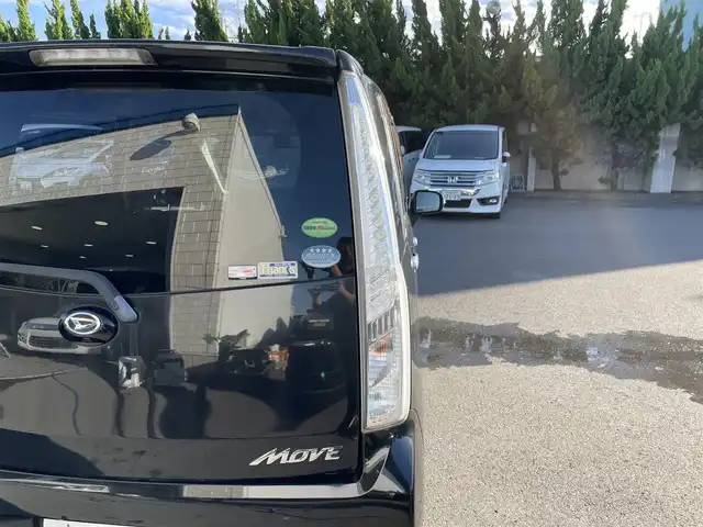 ダイハツ ムーヴ カスタム X LTD SA 和歌山県 2013(平25)年 9.2万km ブラックマイカメタリック (株)IDOMが運営する【じしゃロン和歌山店】の自社ローン専用車両になります。こちらは現金またはオートローンご利用時の価格です。自社ローンご希望の方は別途その旨お申付け下さい/衝突被害軽減システム/純正SDナビ/バックカメラ/ETC/アイドリングストップ/電動格納ミラー/スマートキー/革巻きステアリング/LEDヘッドライト/オートライト/テレビ/CD/USB入力端子/AUX/純正14インチアルミ/純正フロアマット/盗難防止システム