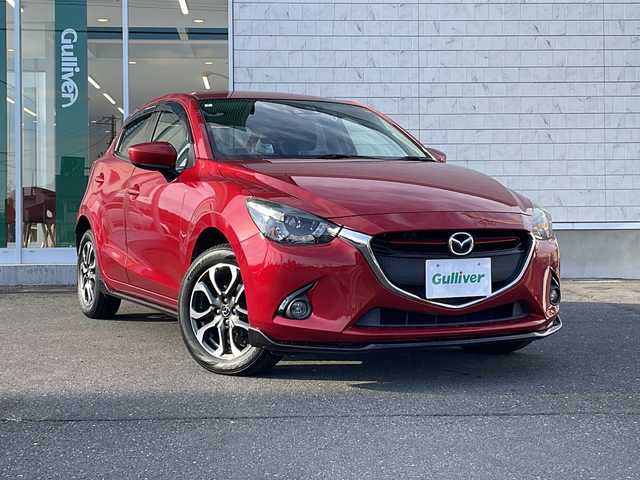 マツダ デミオ XD ブラックレザーリミテッド 岩手県 2016(平28)年 5.6万km ソウルレッドプレミアムメタリック 純正SDナビ/AM/FM/CD/DVD/Bluetooth/フルセグTV/バックカメラ/純正ETC/前後ドライブレコーダー/クルーズコントロール/レーンキープアシスト/横滑り防止装置/アイドリングストップ/シートヒーター/オートライト/HIDヘッドライト/フォグランプ/スマートキー/プッシュスタート/電動格納ミラー/純正16インチAW/純正フロアマット/純正ドアバイザー/保証書/取扱説明書