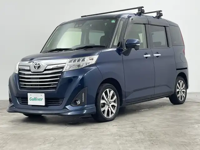 トヨタ ルーミー カスタムG－T 三重県 2019(平31)年 5.2万km レーザーブルークリスタルシャイン 禁煙車/純正ナビ（NSZT-Y68T）/・フルセグ・Bluetooth・CD・DVD・SD/バックカメラ/両側パワースライドドア/ルーフキャリア/クルーズコントロール/衝突軽減/前後ドライブレコーダー/アイドリングストップ/オートハイビーム/クリアランスソナー/ETC