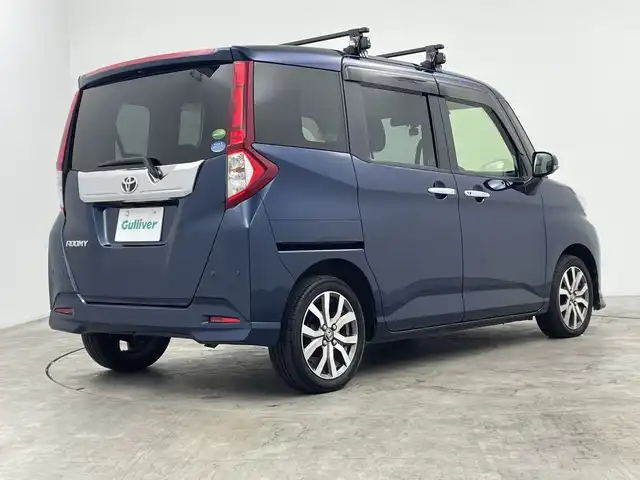 トヨタ ルーミー カスタムG－T 三重県 2019(平31)年 5.2万km レーザーブルークリスタルシャイン 禁煙車/純正ナビ（NSZT-Y68T）/・フルセグ・Bluetooth・CD・DVD・SD/バックカメラ/両側パワースライドドア/ルーフキャリア/クルーズコントロール/衝突軽減/前後ドライブレコーダー/アイドリングストップ/オートハイビーム/クリアランスソナー/ETC