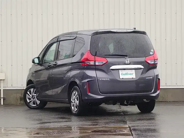 ホンダ フリード ハイブリット G ホンダセンシング 山形県 2018(平30)年 1.6万km モダンスティールM 4WD/ホンダセンシング/メモリナビ/　　【CD ワンセグ USB AUX】/バックカメラ/両側パワースライドドア/レーダークルーズコントロール/LEDオートライト/シートヒーター/ドライブレコーダー/アイドリングストップ/ステアリングスイッチ/電動格納ウィンカーミラー/スマートキー×2/ETC