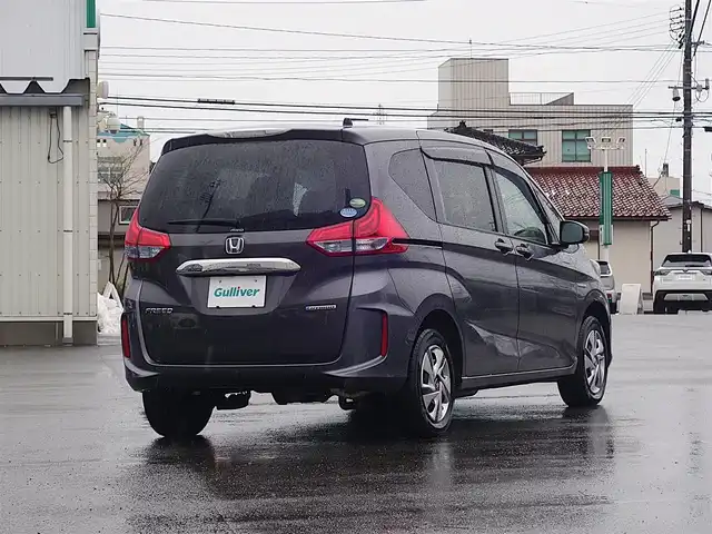 ホンダ フリード ハイブリット G ホンダセンシング 山形県 2018(平30)年 1.6万km モダンスティールM 4WD/ホンダセンシング/メモリナビ/　　【CD ワンセグ USB AUX】/バックカメラ/両側パワースライドドア/レーダークルーズコントロール/LEDオートライト/シートヒーター/ドライブレコーダー/アイドリングストップ/ステアリングスイッチ/電動格納ウィンカーミラー/スマートキー×2/ETC