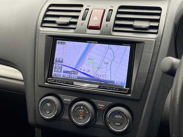 スバル インプレッサ ＸＶ 2．0i－L アイサイト 千葉県 2014(平26)年 3.6万km ディープシーブルーパール 社外ナビ/フルセグTV/AM/FM/DVD/Bluetooth/バックカメラ/全車速追従機能クルーズコントロール/アイドリングストップ/プリクラッシュブレーキ/ふらつき警報/AT誤発進抑制制御/先行車発進お知らせ/車線逸脱警報/横滑り防止装置/盗難防止装置/4WD/オートライト/フォグランプ/ヘッドライトレベライザー/ドライブレコーダー/パワーシート（D/N席）/純正フロアマット/純正ドアバイザー/ETC/プッシュスタート/スマートキー/革巻きステアリング/ステアリングスイッチ/保証書/取り扱い説明書